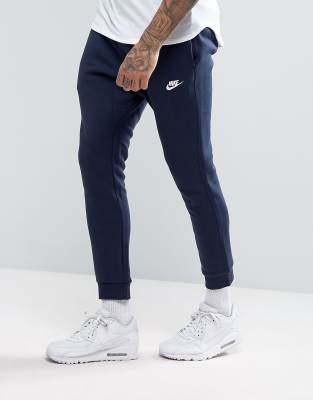 nike navy cuffed joggers