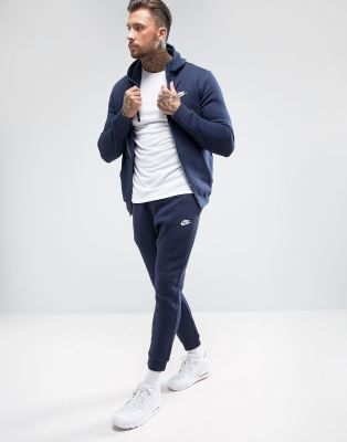 nike club joggers navy