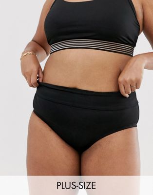 Nike Curve bikini bottom in black | ASOS
