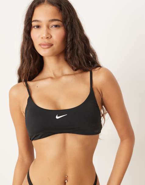 Nike bralette bikini set in black