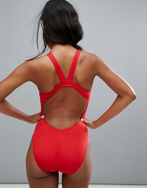 Nike czerwony jednoczęściowy strój kąpielowy, 2 z 4