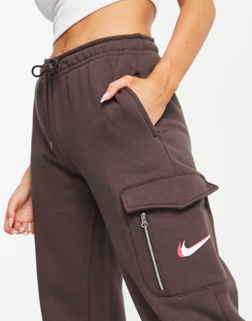 Nike Dance cargo pant joggers in brown