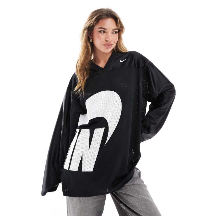 Maglia nera nike sales