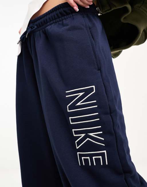 Nike Dance oversized sweatpants in navy