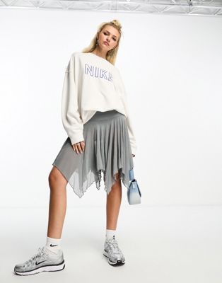 Nike Dance oversized fleece sweatshirt in phantom white - ASOS Price Checker