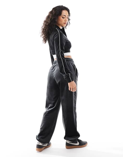 Nike Dance velvet joggers in black
