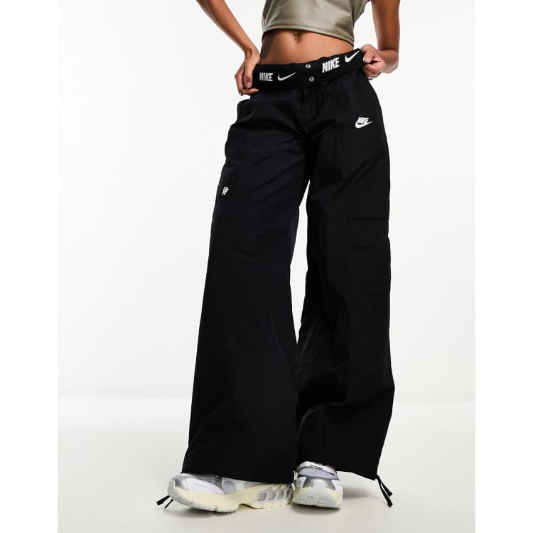 Nike Dance woven cargo pocket trousers in black