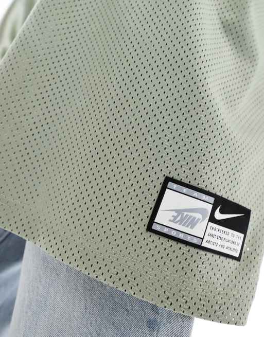 Nike Dance – Zielony dżersejowy top z długimi rękawami i logo , 3 z 4