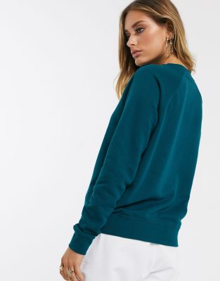 teal nike sweatshirt womens