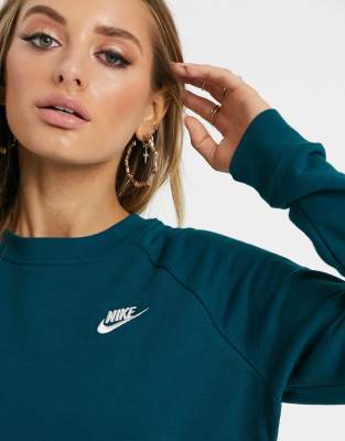 nike dark blue essentials crewneck sweatshirt