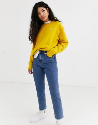 nike dark yellow sweatshirt