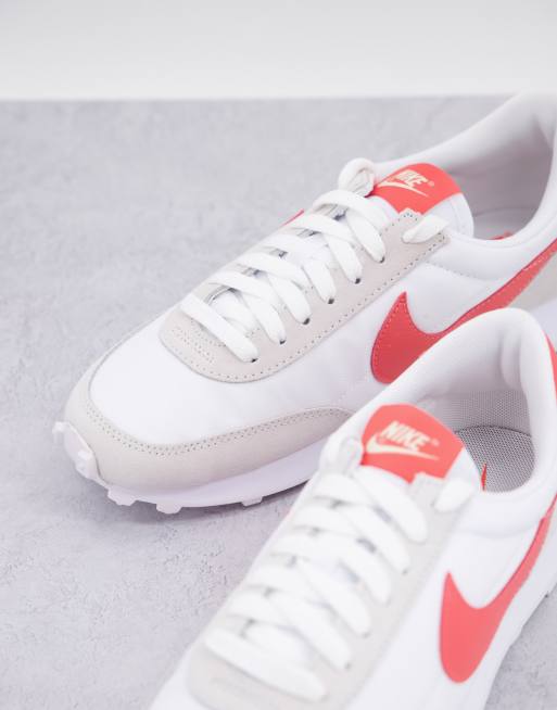 Nike Daybreak sneakers in white/magic ember, 2 of 4