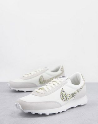 Nike Daybreak trainers in off white and leopard print - ASOS Price Checker