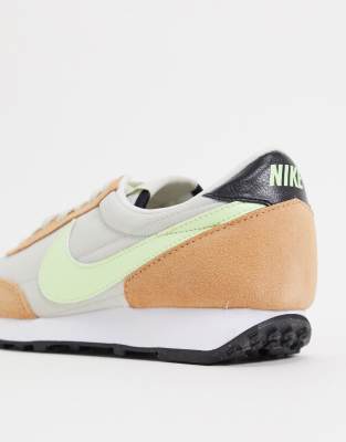 nike green and orange trainers