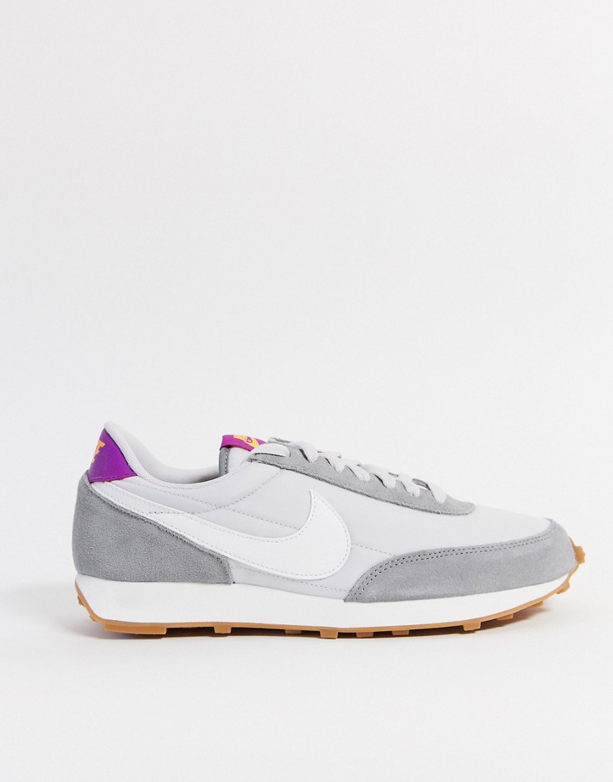 Nike Daybreak trainers in tonal grey and white