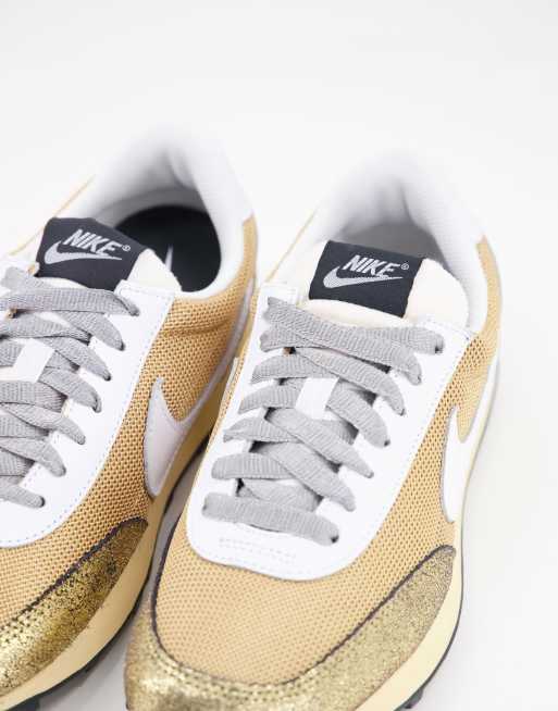 Nike DBreak Glitter Twine/White/Metallic Gold Women's Shoe - Hibbett