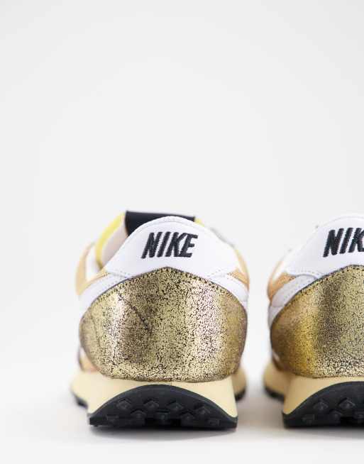 Nike DBreak Glitter Twine/White/Metallic Gold Women's Shoe - Hibbett