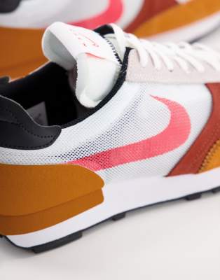 white mesh nike trainers