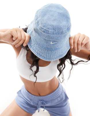 Nike Nike denim bucket hat-Blue