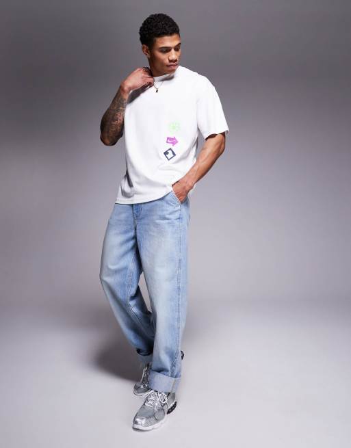 NKNIT dolphin print T-shirt size① ノベルティー White Nike Dolphin Back Graphic T-Shirt - JD Sports Global
