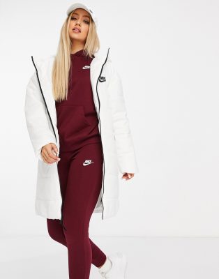 doudoune nike longue blanche