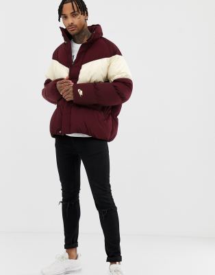 nike nsw down fill jacket burgundy