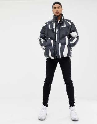 nike print down jacket