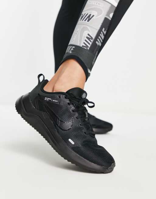 Nike Downshifter 12 sneakers in black BLACK ASOS