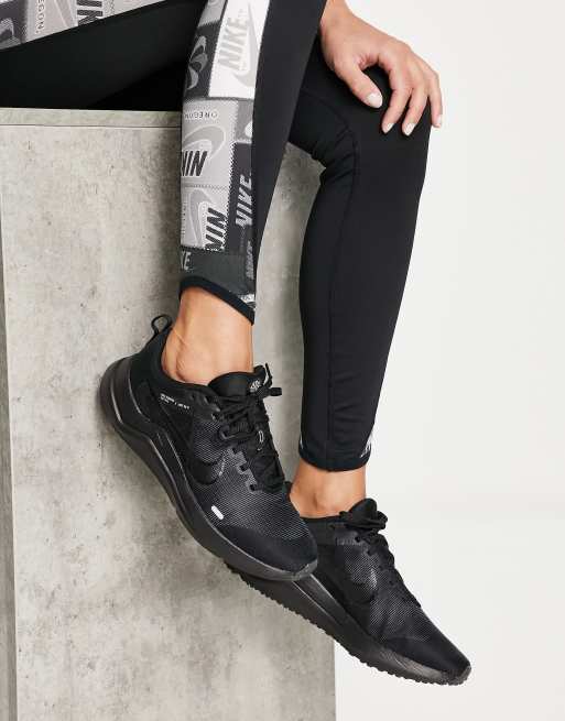 Nike downshifter black on sale womens