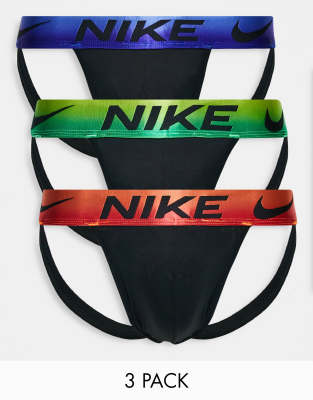 Boxer shorts Nike Dri-FIT Essential Micro Jock Strap 3-Pack Black/ Gradient