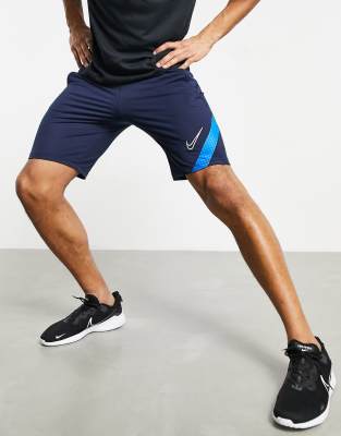 nike navy football shorts