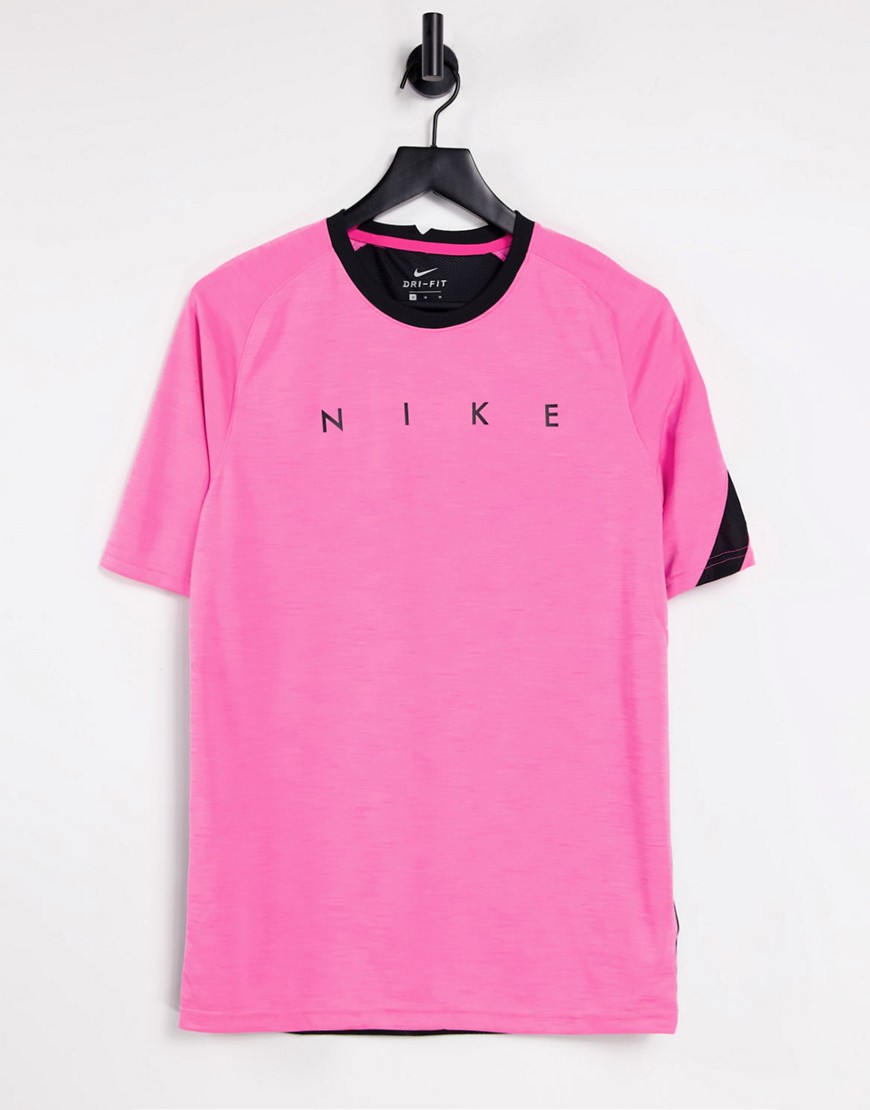 Nike Dri-FIT Academy t-shirt in pink