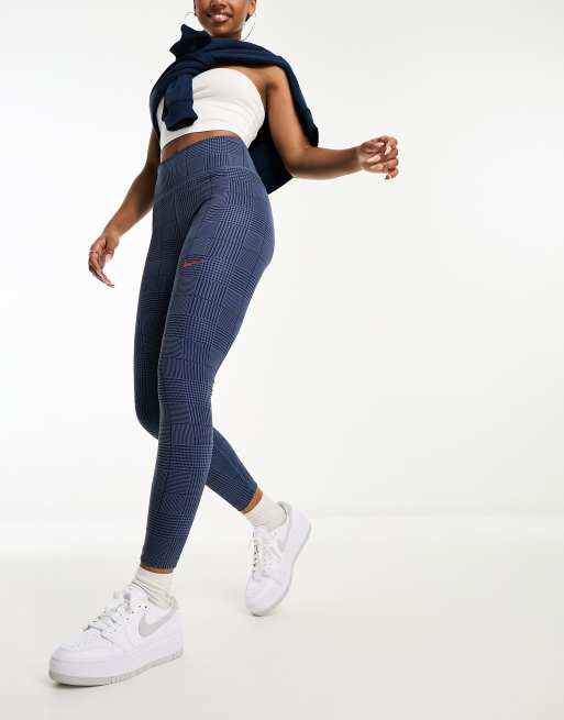 Nike Big Girls' Sportswear Dri-FIT Leggings - Navy - Hibbett