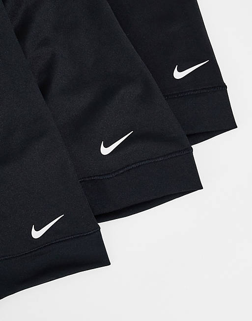 Nike – Dri-FIT Essential – 3er-Pack Boxershorts aus Mikrofaser in Schwarz |  ASOS