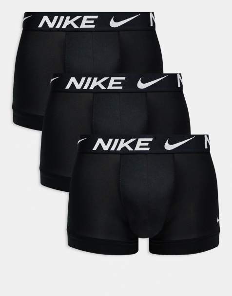 Nike - Dri-FIT Essential - Confezione da 3 boxer in microfibra neri - view 1