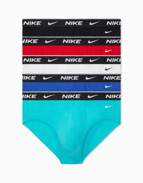 Nike Dri-FIT Essential Cotton 5 pack hip briefs in multi - view 1
