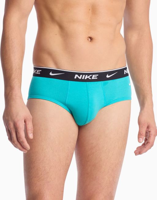 Nike Dri-FIT Essential Cotton 5 pack hip briefs in multi, 3 of 4