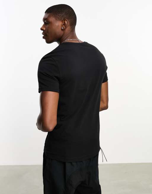 Nike black hotsell cotton t shirt