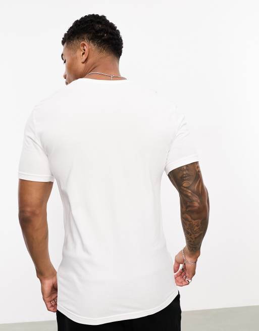 Nike Dri-FIT Essential Cotton Stretch 2 pack T-shirt in white