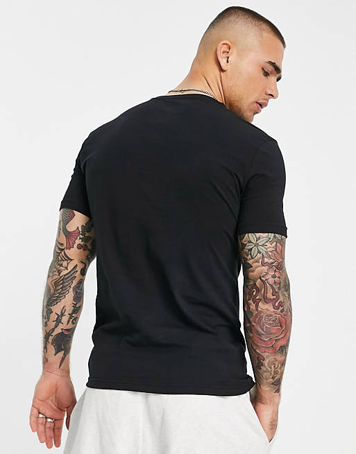 muis of rat bevind zich mythologie Nike Dri-FIT Essential Cotton Stretch 2 pack t-shirts in black | ASOS
