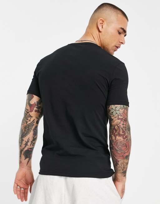 Nike Dri FIT Essential Cotton Stretch 2 pack t shirts in black ASOS