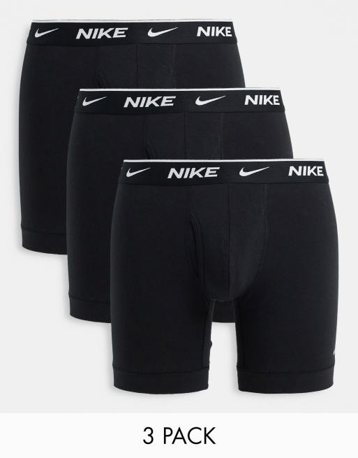  Nike Mens 3-Pack Dri-FIT Essential Cotton Stretch Boxer  Briefs