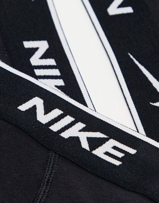 Nike Dri-FIT Essential Cotton Stretch 3 pack briefs in black