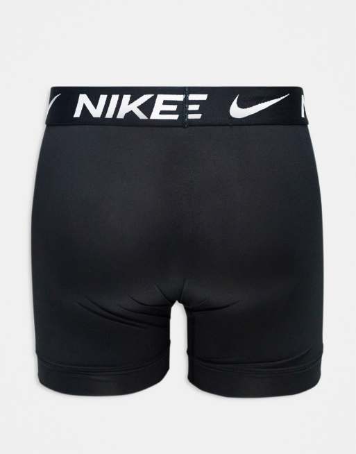 Nike Dri-FIT Essential Micro 3 pack boxer briefs in blue