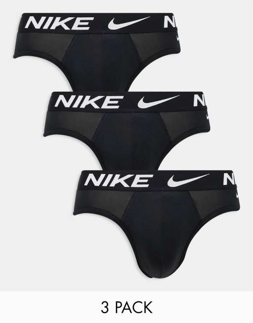 Nike Underwear BRIEF 3 PACK - Pants - black/black/black/black 