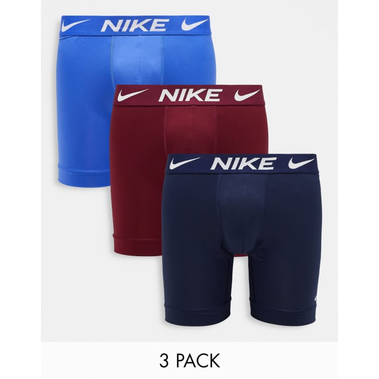 Nike Underwear BRIEF 3 PACK - Briefs - midnight navy/bordeaux