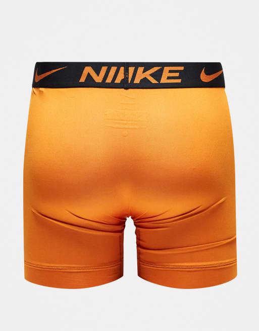 Nike Dri-Fit Essential Microfiber 3-pack boxer briefs in gray
