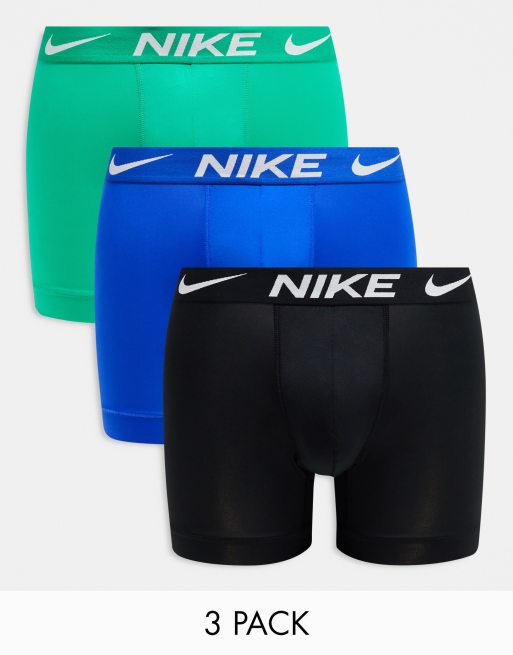 Nike Underwear ESSENTIAL BOXER BRIEF 3 PACK - Pants - black/siren