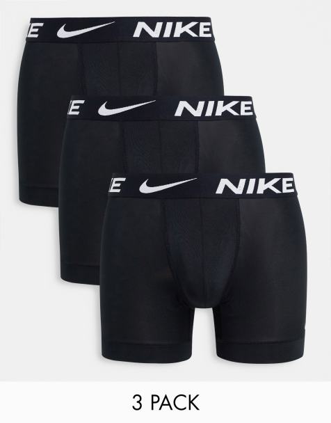 Nike - Dri-FIT - Essential - Set van 3 boxer onderbroeken van microvezel in zwart - view 1