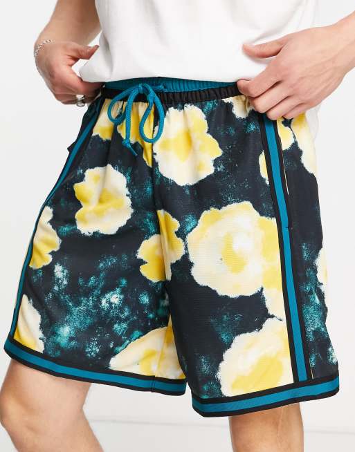 Nike floral print on sale shorts